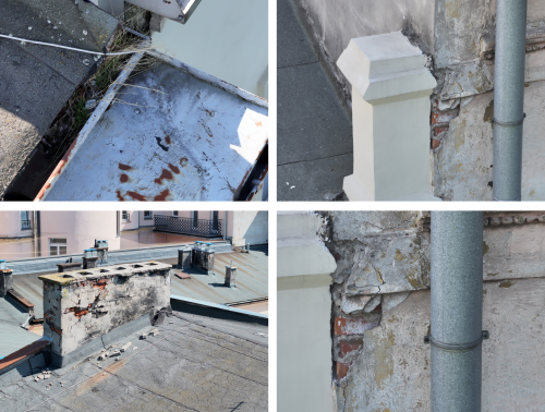 Inspekcja dachu dronem