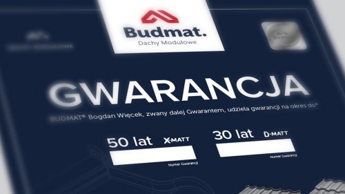 Budmat Como nawet 50 lat gwarancji