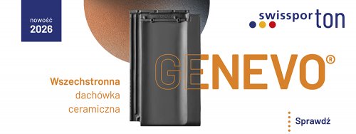GENEVO nowość swissporTON Baner z dachówką ceramiczną GENEVO