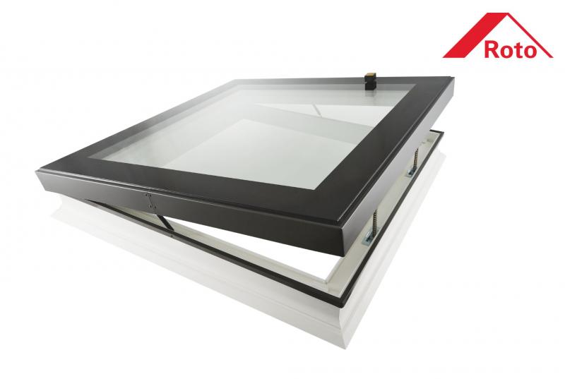 Okno do dachu płaskiego OnTop Tronic otwierane elektronicznie