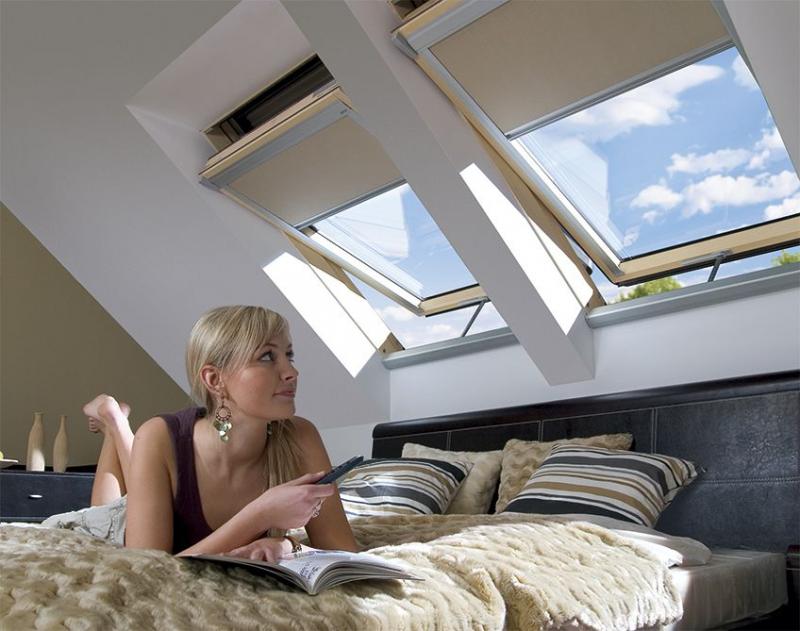 Gallery Image of Okna dachowe sterowane elektrycznie Z-Wave